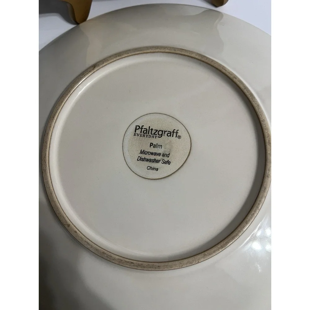 PFALTZGRAFF Palm Tree Dinner Plates 11 1/8